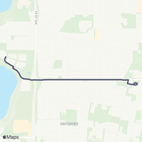 Calgary Transit Heritage Park map