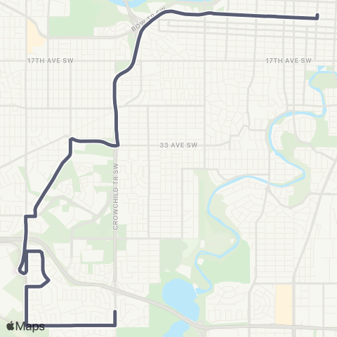 Calgary Transit Lakeview map