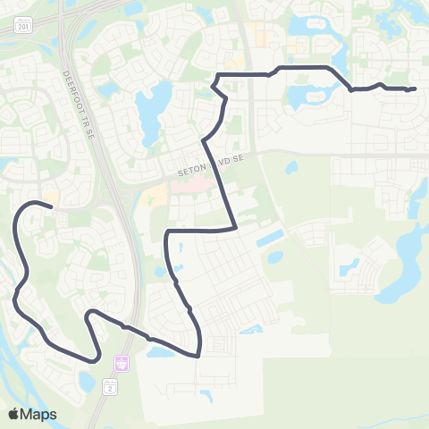 Calgary Transit Cranston / Mahogany map