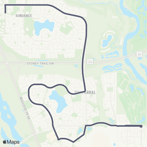 School Bus Express Centennial / Chaparral map