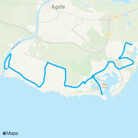 Cap'Bus Ligne 11 map