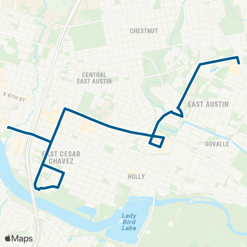 CapMetro Eastview map