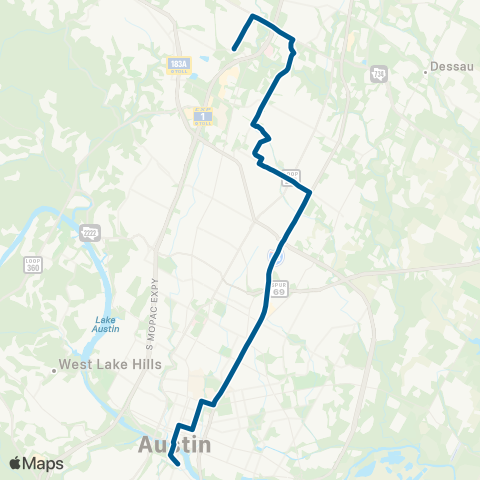 CapMetro Metric Flyer map