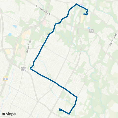 CapMetro Metric / Rundberg map