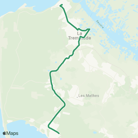 Cara'bus Ronce <> la Palmyre map