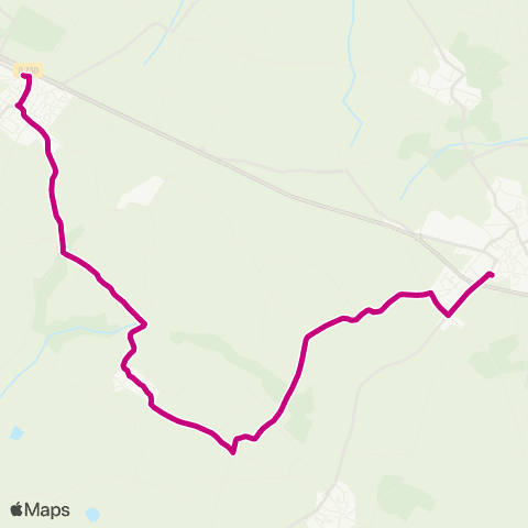 Cara'bus - Scolaire Semussac Z.A. <> Cozes map