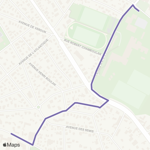 Cara'bus Navette Cordouan <> Zola map