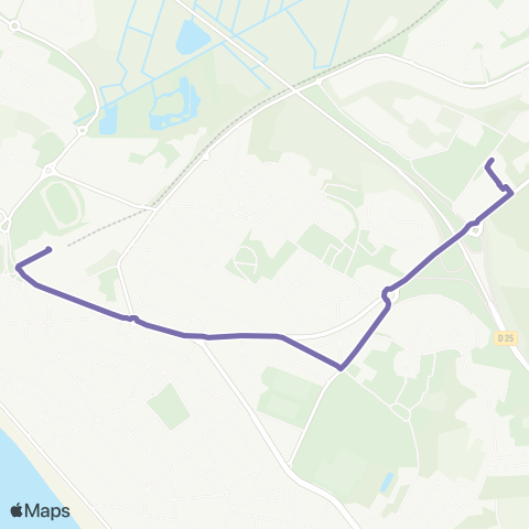 Cara'bus Navette Ste Marie > Cordouan > Gare map