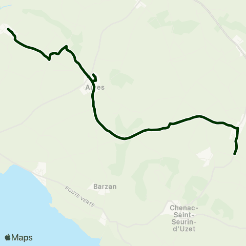 Cara'bus Rpi de Chenac / Épargnes / Arces map