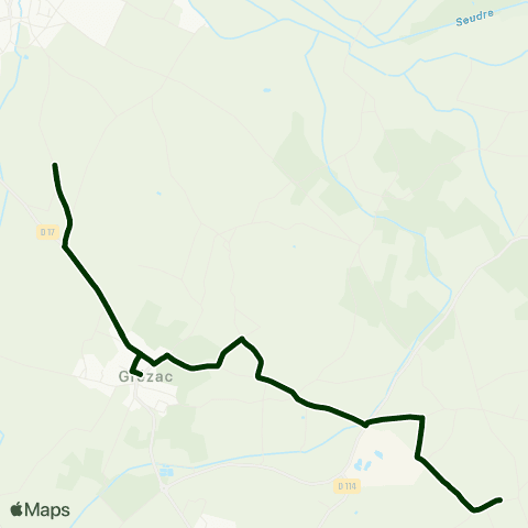 Cara'bus R P I de Grezac / Corme / Écluse map