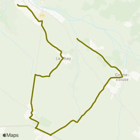 Cara'bus Saujon > Corme Écluse map