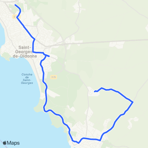 Cara'bus Meschers <> Royan map
