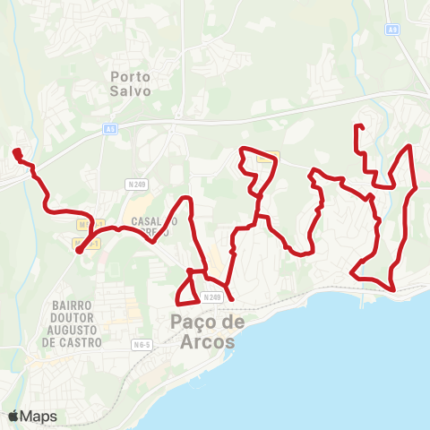 Carris Metropolitana Caxias (Ped Italiana) - Lage (Centro) map