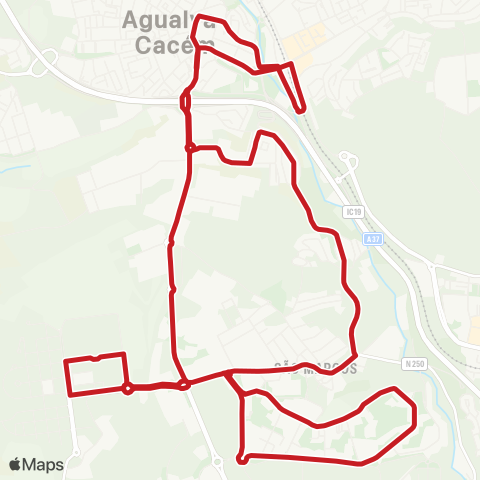 Carris Metropolitana Agualva-Cacém (Estação) via Enc. S. Marcos Univ Católica E Bela Vista | Circular map
