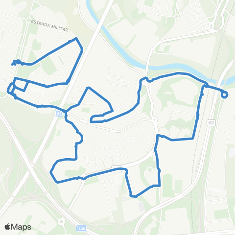 Carris Metropolitana Sacavém (Centro Saúde) | Circular map
