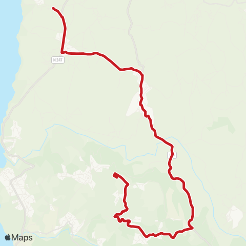 Carris Metropolitana Casais Da Areia - Lagoa (Colegio Miramar) map