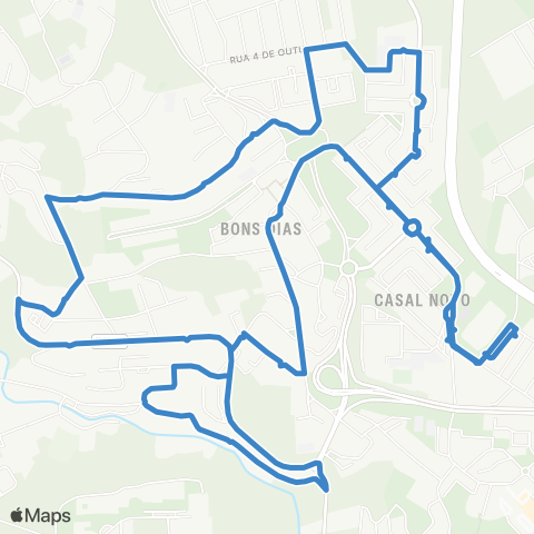 Carris Metropolitana Ramada | Circular map