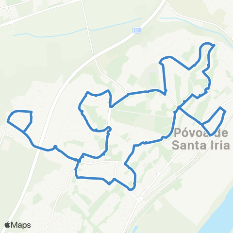 Carris Metropolitana Póvoa De Santa Iria | Circular via Centro De Saúde map