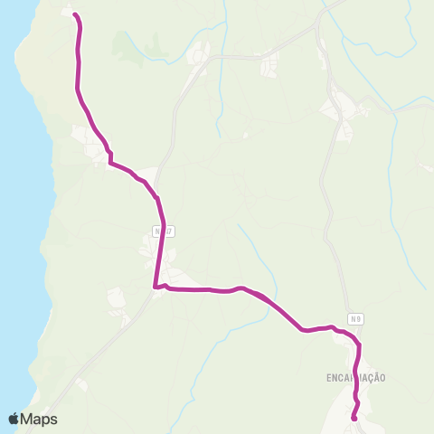Carris Metropolitana Cambelas - Encarnação Cruz map
