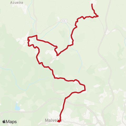 Carris Metropolitana Malveira (Terminal) - São Sebastiao via Vila Franca Do Rosario map