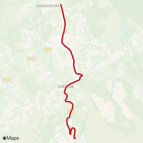 Carris Metropolitana Carrasqueira - Sesimbra (Terminal) map