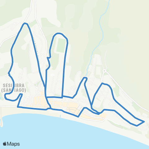 Carris Metropolitana Sesimbra (Centro) | Circular map