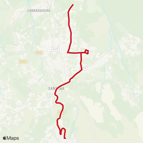 Carris Metropolitana Valbom - Sesimbra (Terminal) via Sampaio map