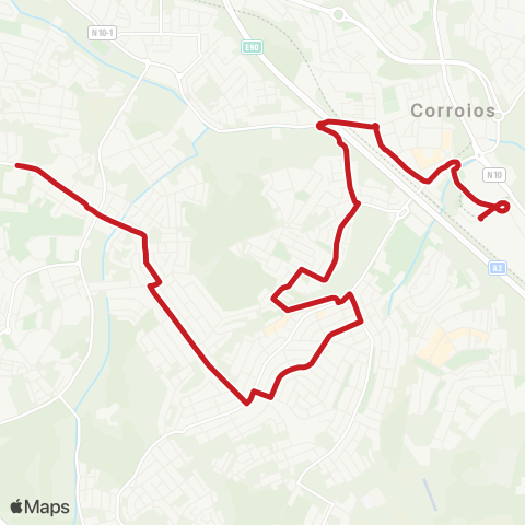 Carris Metropolitana Corroios (Estação) - Vale De Figueira map