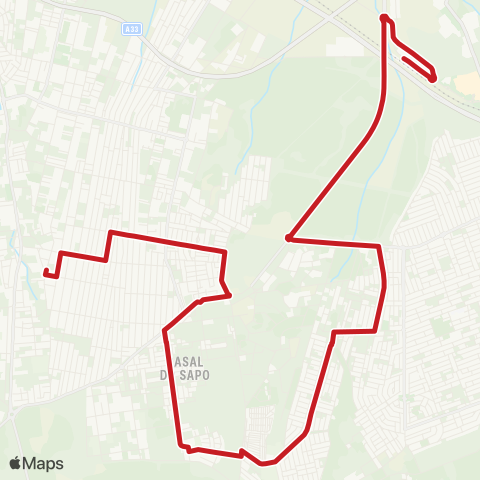 Carris Metropolitana Coina (Estação) - Fernão Ferro via Casal Do Sapo E Pinhal Do General map