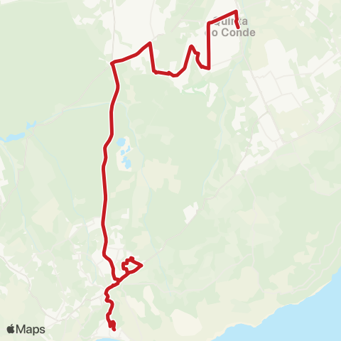 Carris Metropolitana Quinta Do Conde - Sesimbra (Terminal) via Sampaio E Marco Do Grilo map