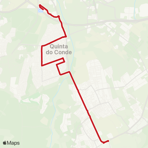 Carris Metropolitana Coina (Estação) - Vila Nogueira De Azeitão map