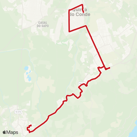 Carris Metropolitana Quinta Do Conde - Sampaio via Azeitão map