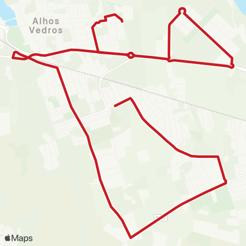 Carris Metropolitana Alhos Vedros (Escola José Afonso) - Arroteias map