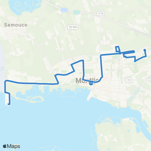 Carris Metropolitana Bairro Esteval - Montijo (Terminal Fluvial) map