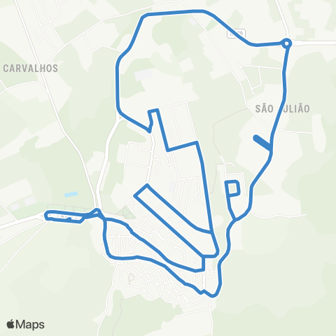 Carris Metropolitana Palmela | Circular via Castelo map