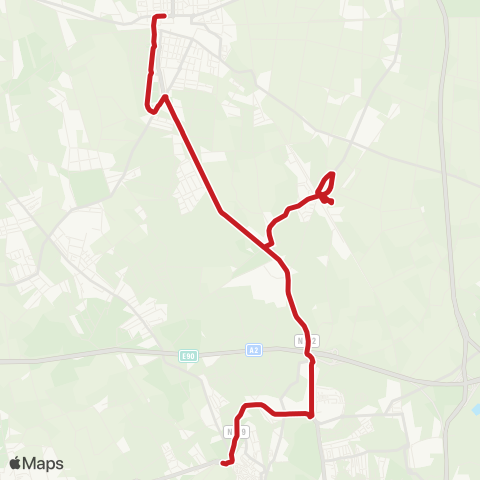 Carris Metropolitana Palmela (Terminal) - Pinhal Novo (Estação) map