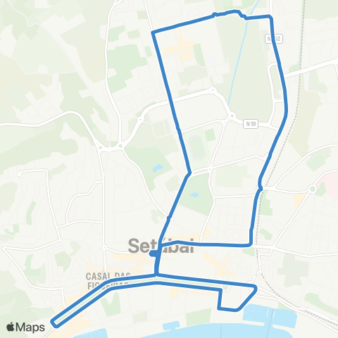 Carris Metropolitana Várzea (Terminal) | Circular via Bairro Do Liceu map