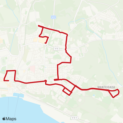 Carris Metropolitana Setúbal (Centro Comercial) - Setúbal (Av. 5 Outubro) map