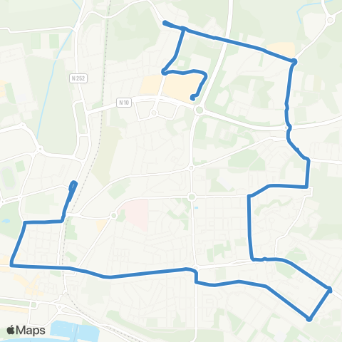 Carris Metropolitana Setúbal (Centro Comercial) - Setúbal (Its) map