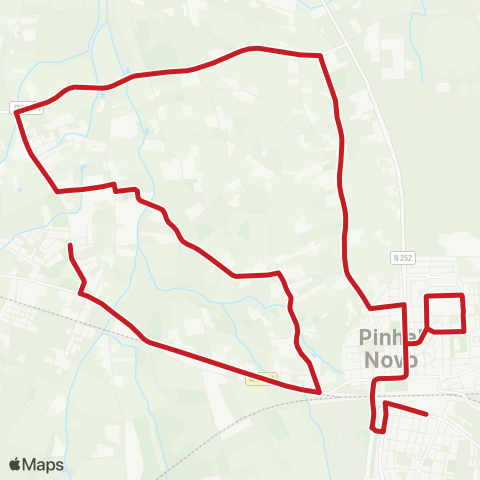 Carris Metropolitana Bairro Vila Morena - Pinhal Novo map