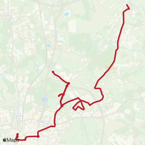 Carris Metropolitana Algeruz - Setúbal (Its) via Poçoilos map