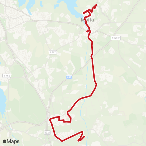 Carris Metropolitana Penalva (Estação) - Moita (Esc. Secundária) map