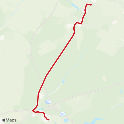 Carris Metropolitana Pegões - Landeira map