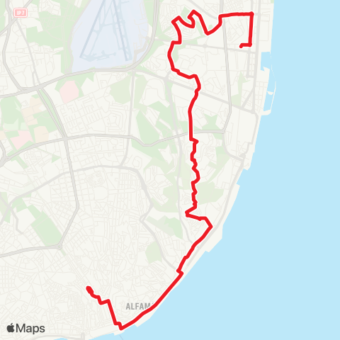 Carris Restauradoures - Estação Oriente map