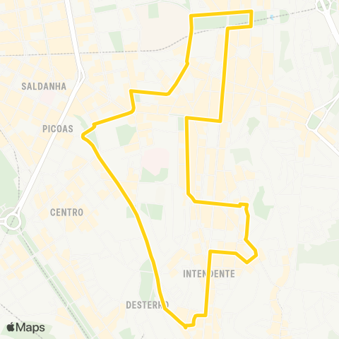 Carris Alameda D. A. Henriques / circulação Desterro map