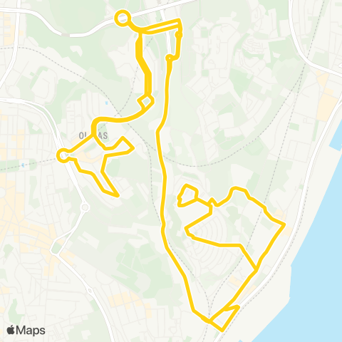 Carris Olaias / circulação B. Madre Deus map