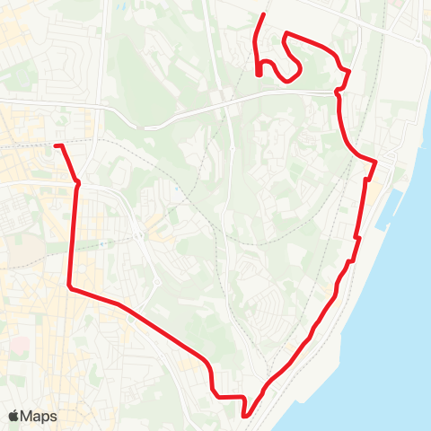 Carris ISEL - Estação Roma-Areeiro map