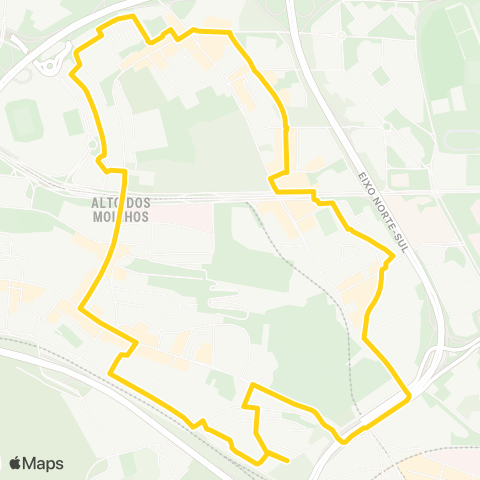 Carris Sete Rios / circulação Torres Lisboa map