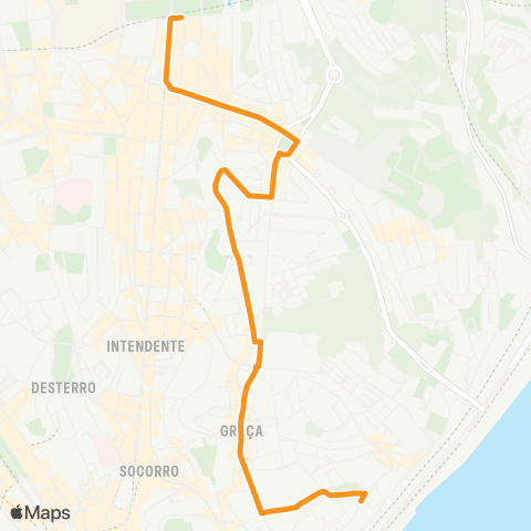 Carris Alameda D. A. Henriques - Campo Sta. Clara map