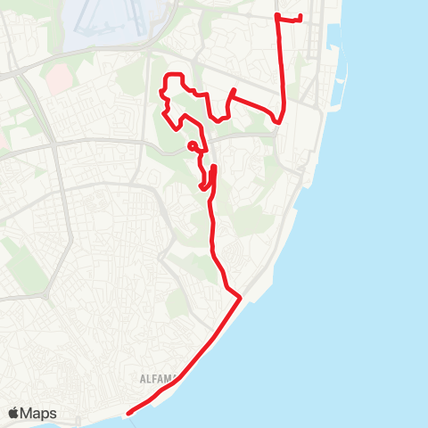 Carris Sul e Sueste - Estação Oriente map
